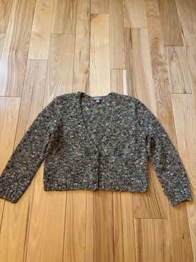 Y2K J. Jill Cropped Cardigan Sweater